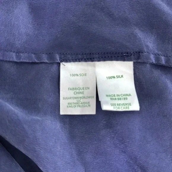 Lilly Pulitzer Sanilla blue off shoulder XL silk dress - Picture 6 of 6